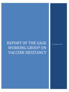 REPORT OF THE SAGE - World Health Organization