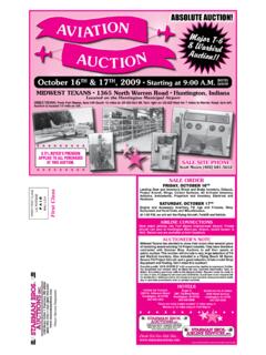 October 16TH &amp; 17TH, 2009 - Starman Auctions