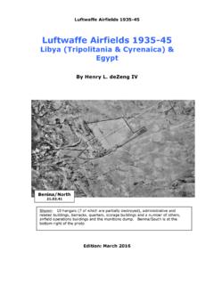 Luftwaffe Airfields 1935-45