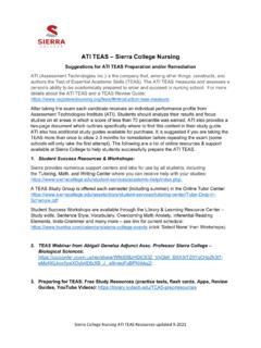 ATI TEAS Sierra College Nursing Study Guide