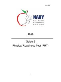 2016 Guide 5 Physical Readiness Test (PRT) - U.S. …