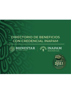 DIRECTORIO DE BENEFICIOS CON CREDENCIAL INAPAM - …