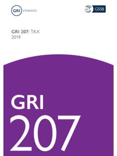 GRI 207: TAX 2019 - Global Reporting Initiative