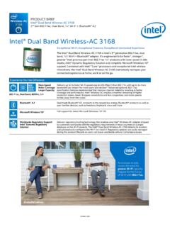 Intel&#174; Dual Band Wireless -AC 31 6 8