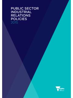 PUBLIC SECTOR INDUSTRIAL RELATIONS POLICIES 2015
