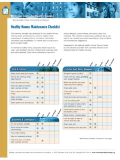 National Healthy Homes Training Center and Network ... - HUD