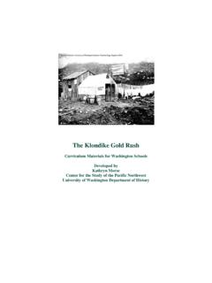 The Klondike Gold Rush - Digital Initiatives