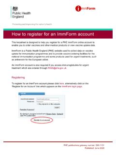 How to register for an ImmForm account - GOV.UK