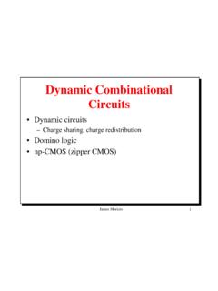 Dynamic Combinational Circuits