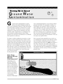 Ground Water Contamination G - US EPA