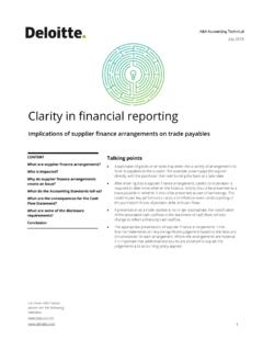 Deloitte Audit Implications Supplier Finance Arrangements ...