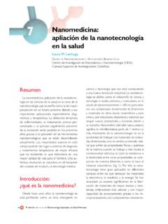 7 Nanomedicina: apliaci&#243;n de la ... - Digital CSIC