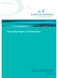 Discussion Paper on Prescription (DP No 160)