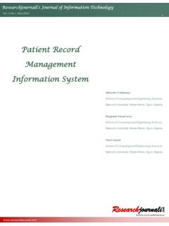 Patient Record Management Information System