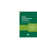 United Nations Model Double Taxation Convention