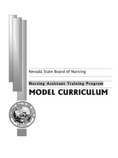 Nursing Assistant Training Program MODEL …