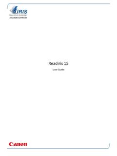 Readiris 15 - IRISLINK.COM