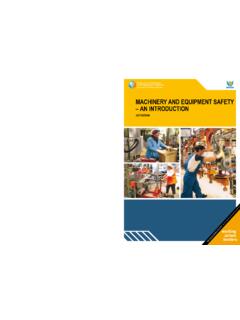machinery and equipment safety – an introduction