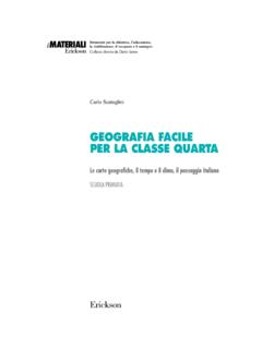 GEOGRAFIA FACILE PER LA CLASSE QUARTA - Erickson