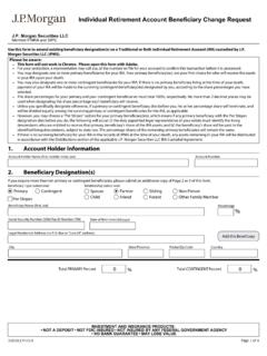 Individual Retirement Account Beneficiary Change Request
