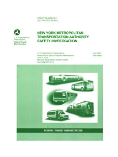 NEW YORK METROPOLITAN TRANSPORTATION …