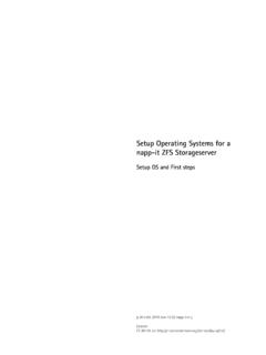 Setup Operating Systems for a napp-it ZFS Storageserver
