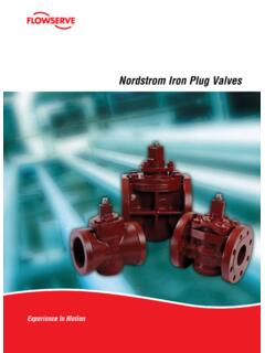 Nordstrom Iron Plug Valves - Flowserve