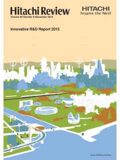 Innovative R&amp;D Report 2015 - Hitachi Global