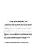 title Safe Work Procedures - Manitoba Heavy …