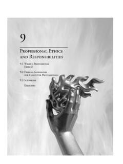 Professional Ethics and Responsibilities