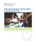 Relating Star Reading and Star Math to the Ohio …
