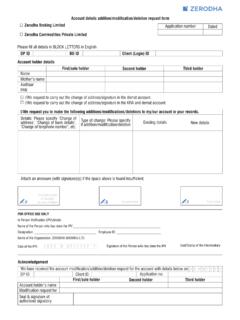 Account details addition/modi cation/deletion request form