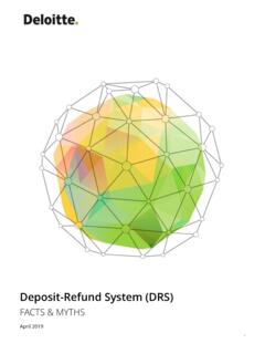 Deposit-Refund System (DRS) - Deloitte
