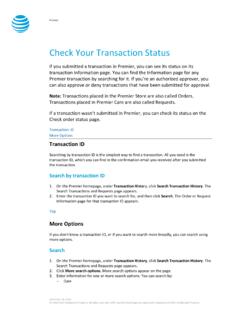 Check Your Transaction Status - AT&amp;T Wireless