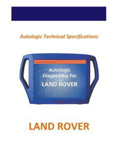 Land Rover Technical Specifications Oct 10