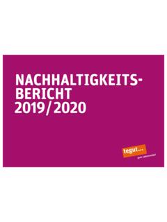 NACHHALTIGKEITS&#173; BERICHT 2019/2020