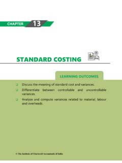 STANDARD COSTING - GC11