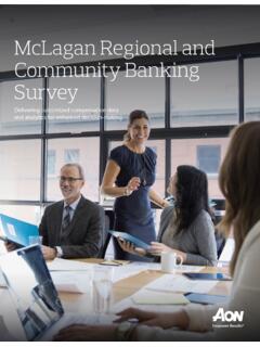 McLagan Regional and Community Banking Survey
