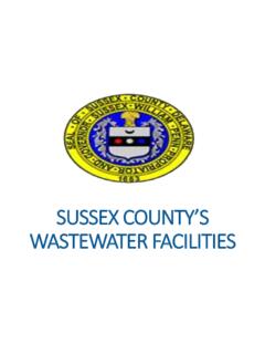 SUSSEX COUNTY’S WASTEWATER FACILITIES