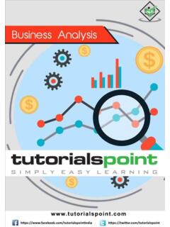 Business Analysis Tutorial