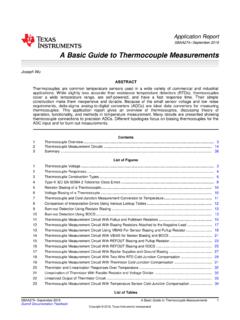 A Basic Guide to Thermocouple Measurements - Texas …
