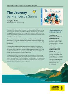 The Journey by Francesca Sanna - Amnesty International UK