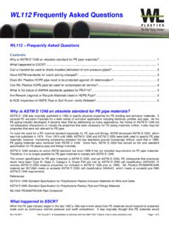 WL112 Frequently Asked Questions