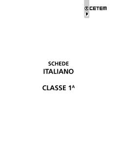SCHEDE ITALIANO CLASSE 1A - Principato Scuola