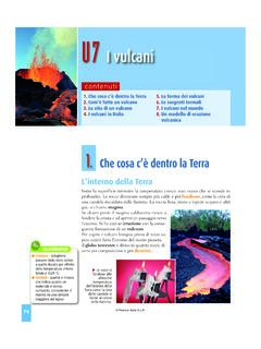 U7 I vulcani - Risorse didattiche