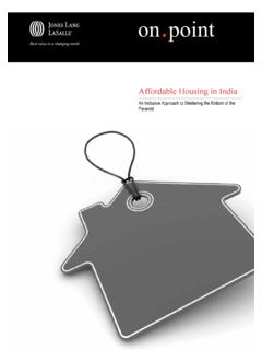 Affordable Housing in India
