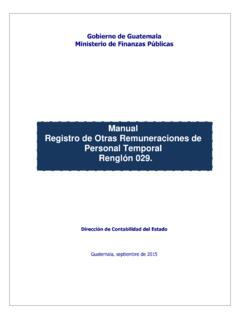 Manual Registro de Otras Remuneraciones de Personal ...