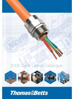 2005 Cable Glands Catalogue - TNB.COM