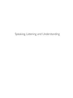Speaking, Listening and Understanding - Debate Central