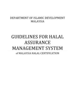 Halal Assurance System